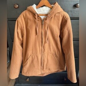 Cloudveil Mountainworks, Canvas Jacket, Sherpa Lined, Hooded,chore coat. Men’s:L